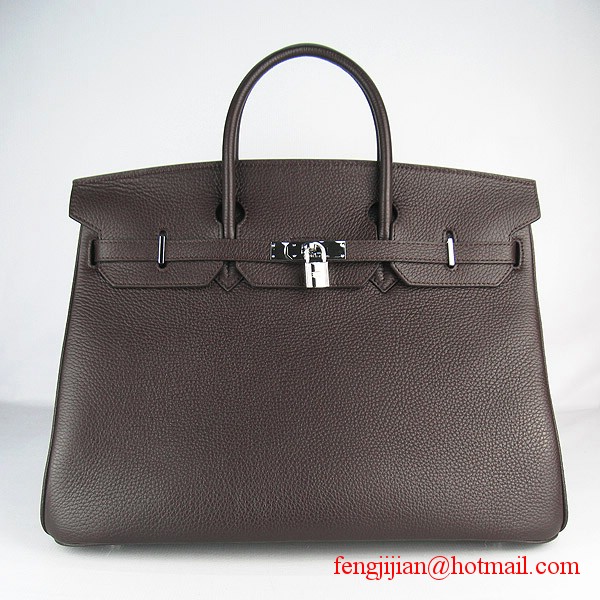 Hermes Birkin 40cm Togo Bag Coffee 6099