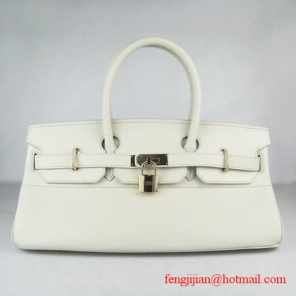 Hermes Birkin 42cm Togo Leather Bag Beige 6109 Gold padlock