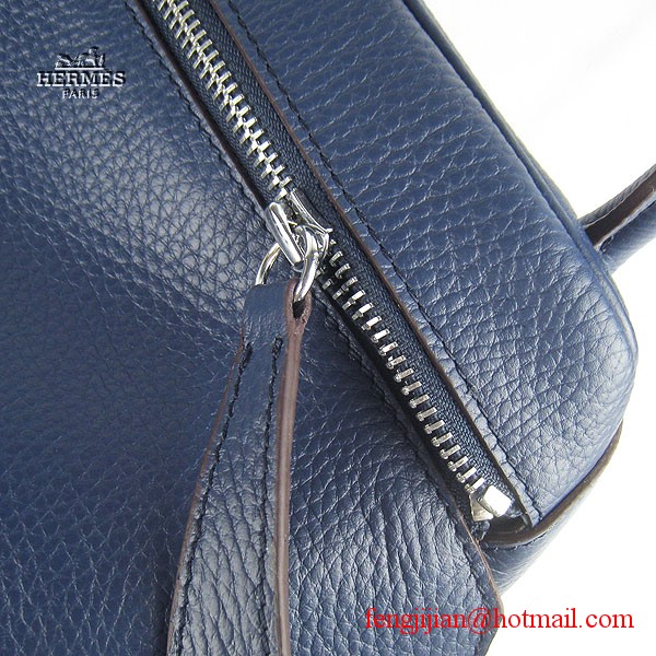 Hermes Women Shoulder Bag Dark Blue 6208