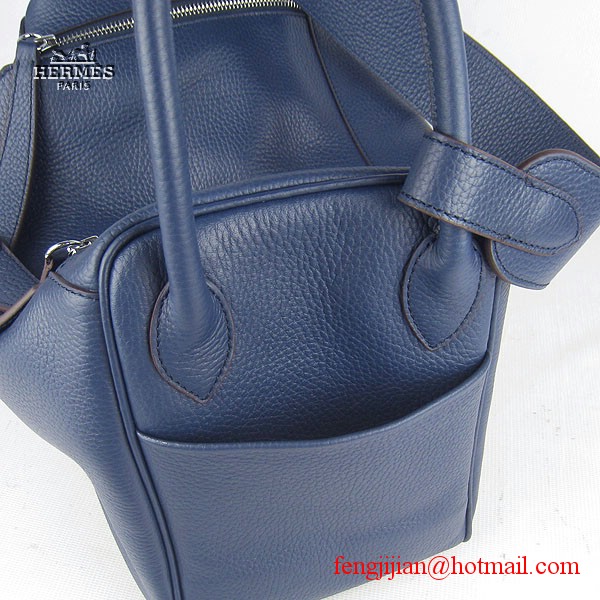 Hermes Women Shoulder Bag Dark Blue 6208