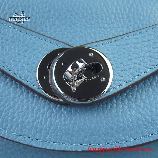 Hermes Women Shoulder Bag Light Blue 6208