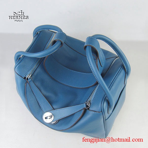 Hermes Lindy Women Shoulder Bag Blue 6208