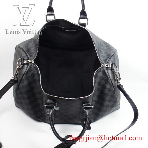 Louis Vuitton Damier Graphite Canvas Keepall 55 Strap N41413