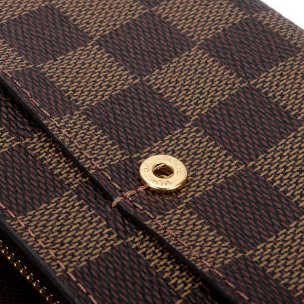 Louis Vuitton Damier Ebene Canvas Sarah Wallet N61734